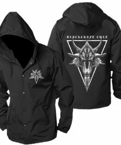 Blackcraft Cult Mens Six Eyed Baphomet - Windbreaker