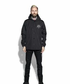 Blackcraft Cult Mens Six Eyed Baphomet - Windbreaker