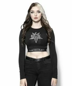 ACDC BCC Goat - Women's Long Sleeve Crop