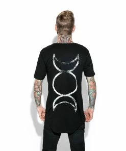 Blackcraft Cult Mens Triple Moon - Unisex Tall Tee