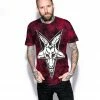 Blackcraft Cult Baphomet - Blood Moon Dye Mens 1 Blackcraft Cult Baphomet - Blood Moon Dye Mens