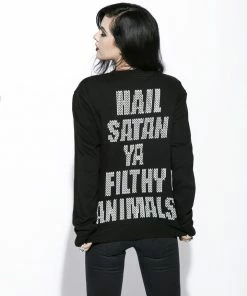 Blackcraft Cult Mens Black Metal Rudolph- Crewneck