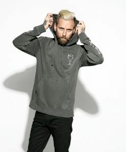 Blackcraft Cult Mens Fiend - Unisex Pigment Dyed Hooded Pullover 13 Blackcraft Cult Mens Fiend - Unisex Pigment Dyed Hooded Pullover