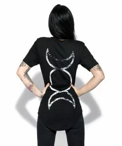 Blackcraft Cult Mens Triple Moon - Unisex Tall Tee