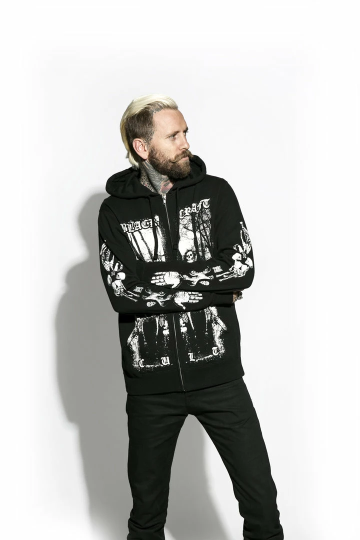 Blackcraft Cult Mens Nightcrawler - Zip Up Hoodie 6 Blackcraft Cult Mens Nightcrawler - Zip Up Hoodie