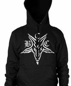 Blackcraft Cult BCC Goat - Hooded Pullover Sweater Mens
