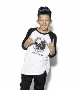 Blackcraft Cult Moon Phase - Child's Baseball Tee Kids