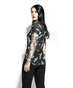 ACDC Womens Death Moth - Mesh Women's Tee
