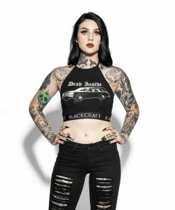 ACDC Womens Hearse - Women's Halter Crop 10 ACDC Womens Hearse - Women's Halter Crop