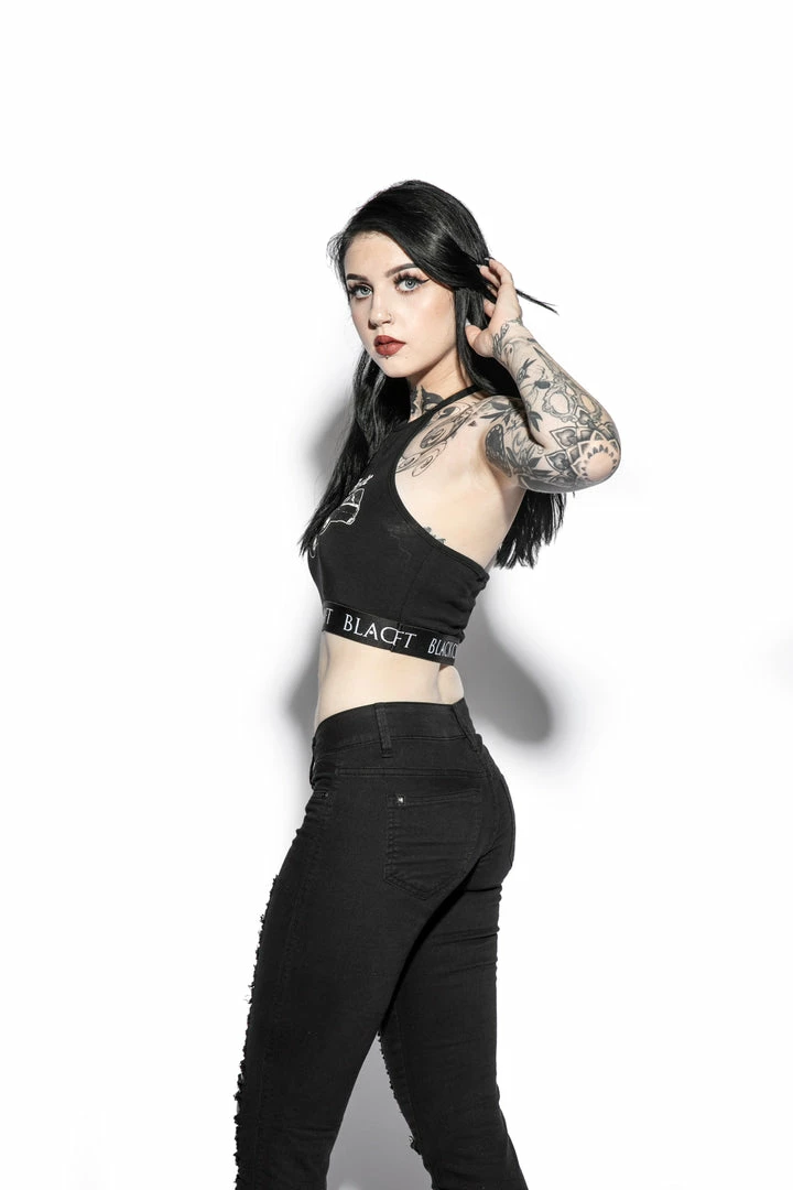 ACDC Womens Hearse - Women's Halter Crop 8 ACDC Womens Hearse - Women's Halter Crop
