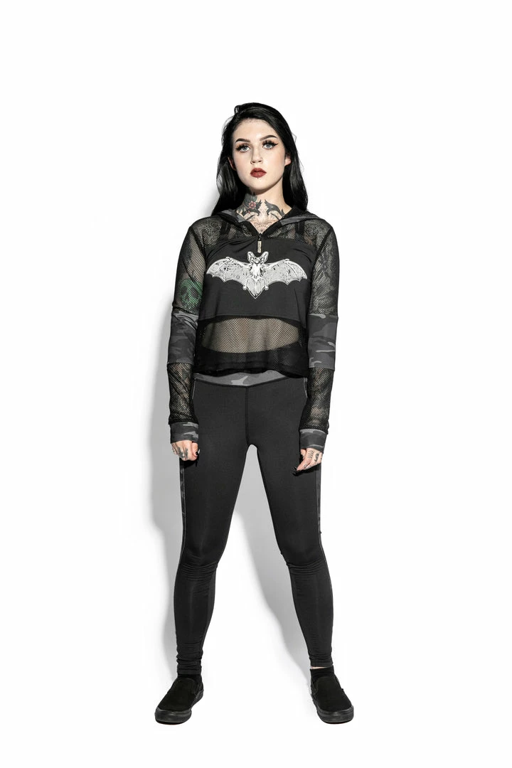 Blackcraft Cult Womens Batcraft - Mesh Active Pullover 9 Blackcraft Cult Womens Batcraft - Mesh Active Pullover
