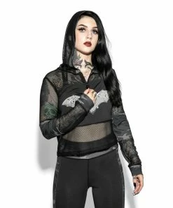 Blackcraft Cult Womens Batcraft - Mesh Active Pullover 17 Blackcraft Cult Womens Batcraft - Mesh Active Pullover