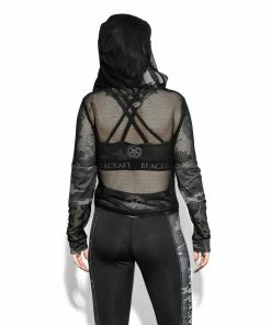 Blackcraft Cult Womens Batcraft - Mesh Active Pullover 15 Blackcraft Cult Womens Batcraft - Mesh Active Pullover