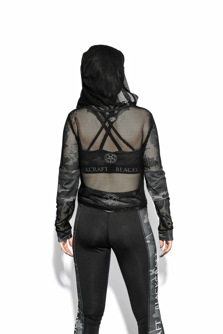Blackcraft Cult Womens Batcraft - Mesh Active Pullover 8 Blackcraft Cult Womens Batcraft - Mesh Active Pullover