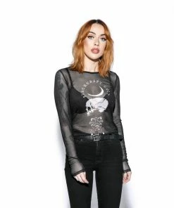 ACDC Spirits Of The Dead - Mesh Women's Long Sleeve Tee