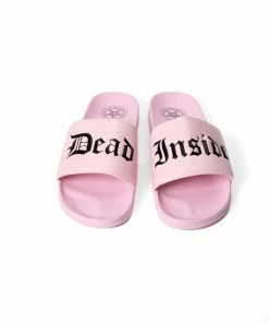 Blackcraft Cult Sales Halloween🎃 Shop 28 NYLA Pink Dead Inside - Pool Slides Mens
