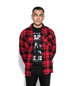 Blackcraft Cult God Free America - Flannel Mens
