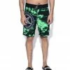 ACDC Believe In Yourself - Green Lightning Board Shorts