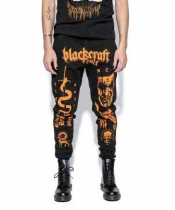 Blackcraft Cult Haunt - Orange Print Joggers