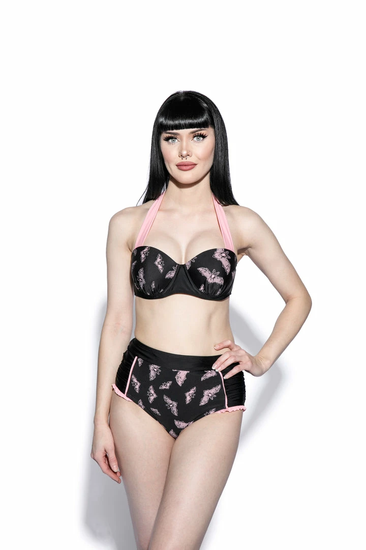 ACDC Pink Bat Swim Top Womens 4 ACDC Pink Bat Swim Top Womens