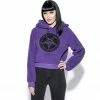 ACDC Believe In Yourself - Purple Women's Sherpa Hoodie 1 ACDC Believe In Yourself - Purple Women's Sherpa Hoodie
