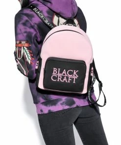 IDS Pink Staple Logo - Color Block Backpack Bags / Wallets