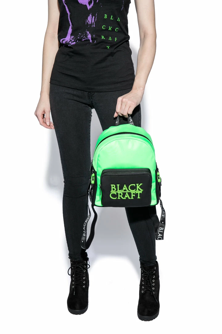 IDS Sale Green Staple Logo - Color Block Backpack 6 IDS Sale Green Staple Logo - Color Block Backpack