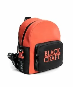 IDS Bags / Wallets Orange Staple Logo - Color Block Backpack