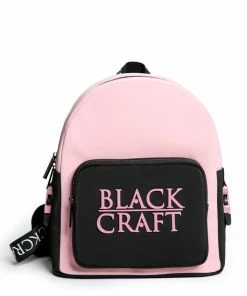 IDS Pink Staple Logo - Color Block Backpack Bags / Wallets