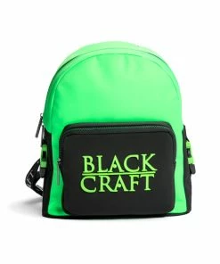 Blackcraft Cult Sales Halloween🎃 Shop 3 IDS Sale Green Staple Logo - Color Block Backpack