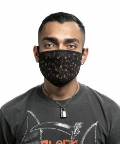 ACDC Pentagram Rose - Face Mask Accessories