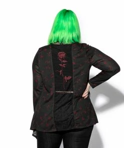 ACDC Womens Pentagram Rose - Cardigan