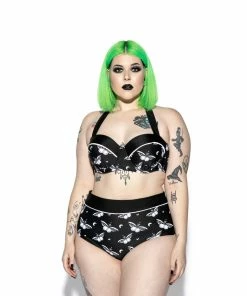 ACDC Death Moth Swim Top