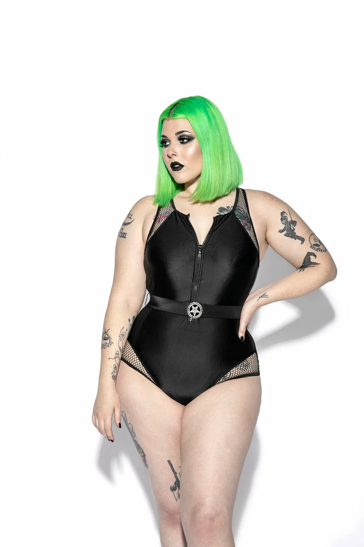 ACDC Believe In Yourself Belted One Piece Womens 3 ACDC Believe In Yourself Belted One Piece Womens
