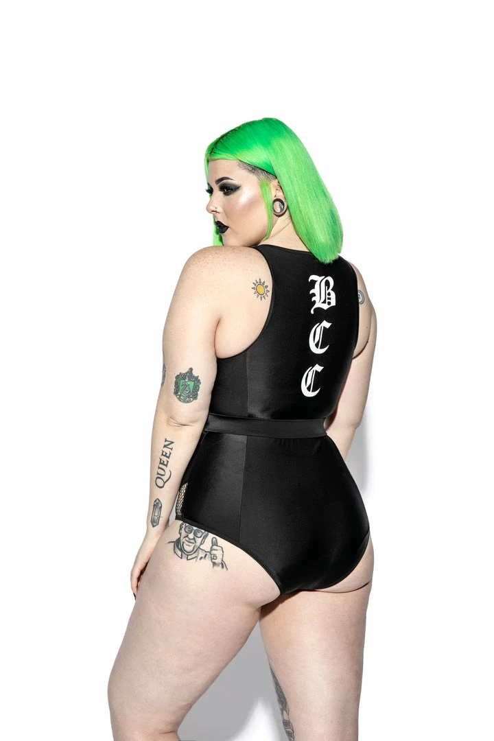 ACDC Believe In Yourself Belted One Piece Womens 4 ACDC Believe In Yourself Belted One Piece Womens