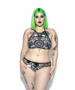 ACDC Womens Baroque Mesh Swim Bottom