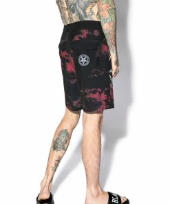 ACDC Believe In Yourself - Blood Moon Board Shorts Mens 8 ACDC Believe In Yourself - Blood Moon Board Shorts Mens