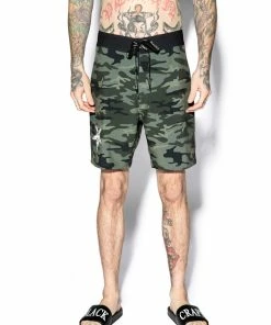 ACDC Baphomet - Camo Board Shorts 7 ACDC Baphomet - Camo Board Shorts