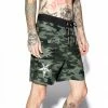 ACDC Baphomet - Camo Board Shorts
