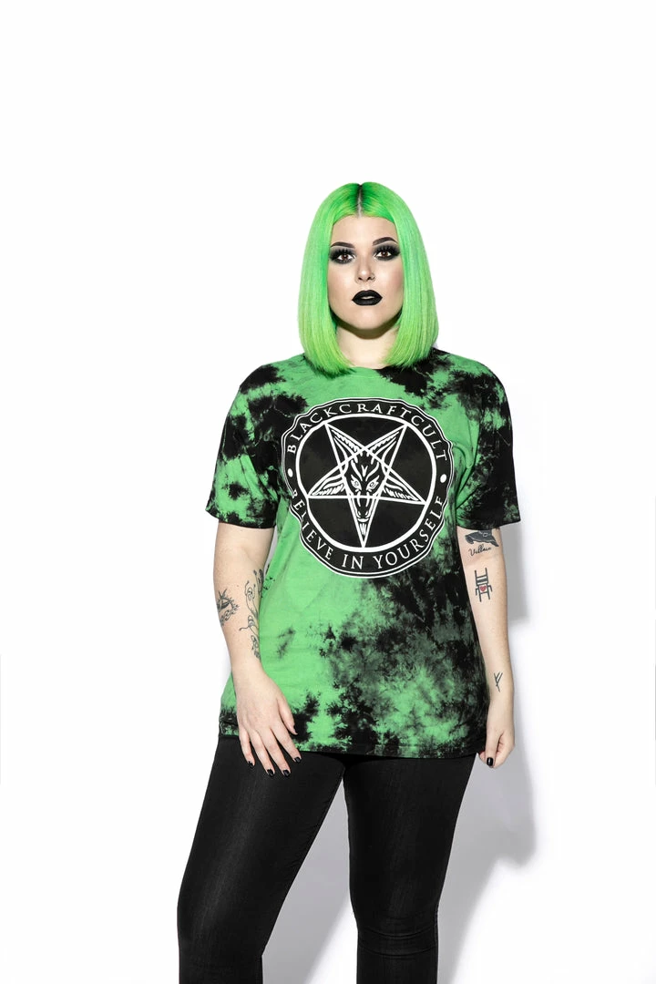 Blackcraft Cult Believe In Yourself - Green Lightning Dye 4 Blackcraft Cult Believe In Yourself - Green Lightning Dye
