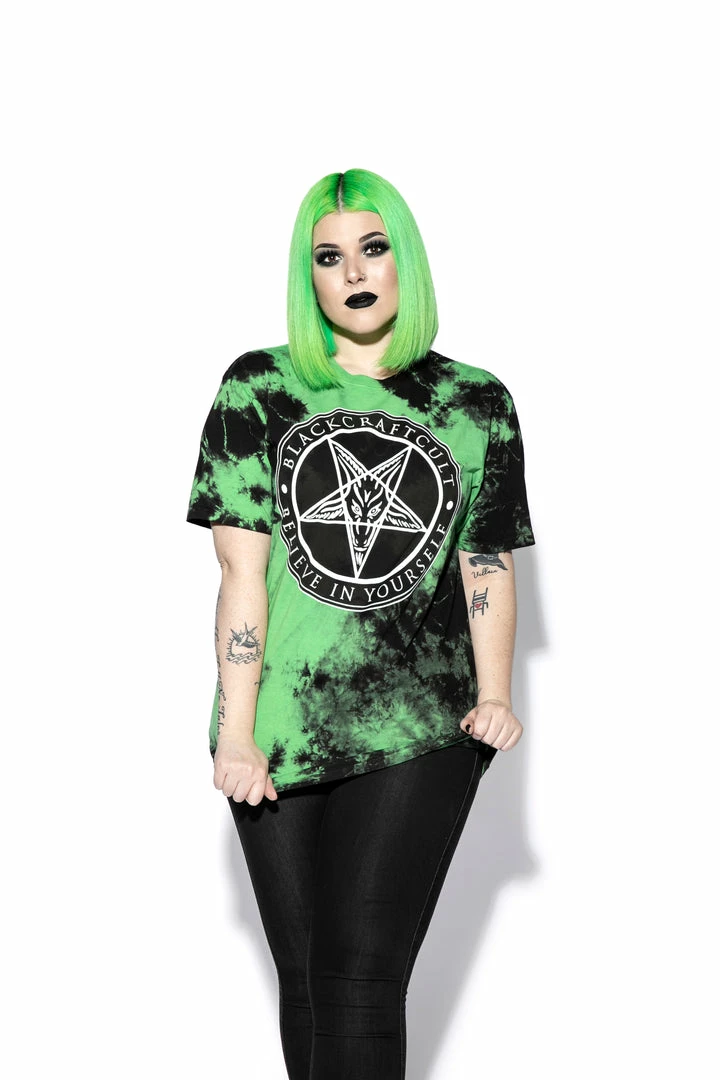 Blackcraft Cult Believe In Yourself - Green Lightning Dye 3 Blackcraft Cult Believe In Yourself - Green Lightning Dye