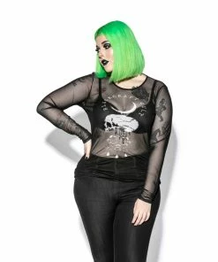 ACDC Spirits Of The Dead - Mesh Women's Long Sleeve Tee