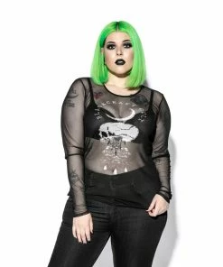 ACDC Spirits Of The Dead - Mesh Women's Long Sleeve Tee