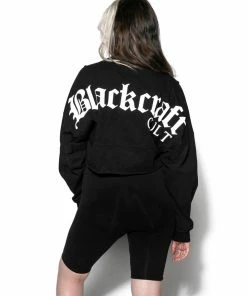 Blackcraft Cult Mens Kingdom - Unisex Raw Hem Crop Jersey