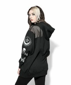 ACDC Love Me Like My Demons Do - Oversized Mesh Hoodie Womens 11 ACDC Love Me Like My Demons Do - Oversized Mesh Hoodie Womens