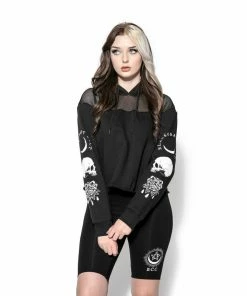 ACDC Pentagram Moon - Bike Shorts Womens