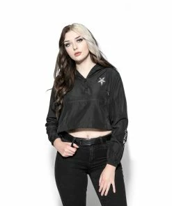 Blackcraft Cult Womens Blackcraft - Women's Cropped Windbreaker