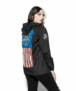 Blackcraft Cult God Free America - Anorak Windbreaker Mens