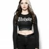 ACDC Womens Unholy - Women's Long Sleeve Crop 1 ACDC Womens Unholy - Women's Long Sleeve Crop