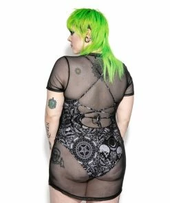 ACDC Dead Inside - Mesh Dress Womens 9 ACDC Dead Inside - Mesh Dress Womens